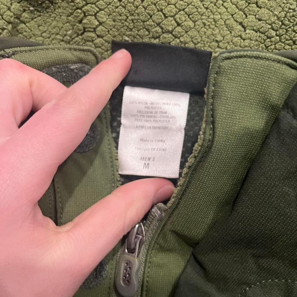Patagonia Men's Medium Vintage Powder Keg Green Coat Rain Windbreaker Jacket - Picture 5 of 8
